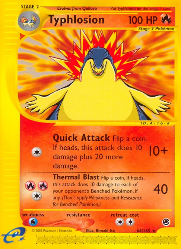 Typhlosion — Expedition Base Set 64/165