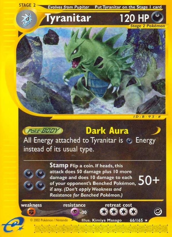 Tyranitar — Expedition Base Set 66/165
