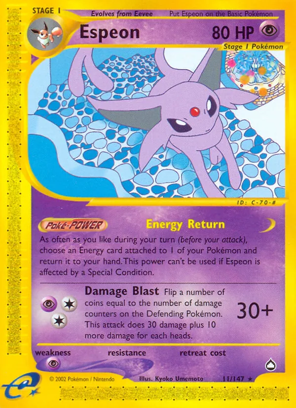 Espeon — Aquapolis 11/147