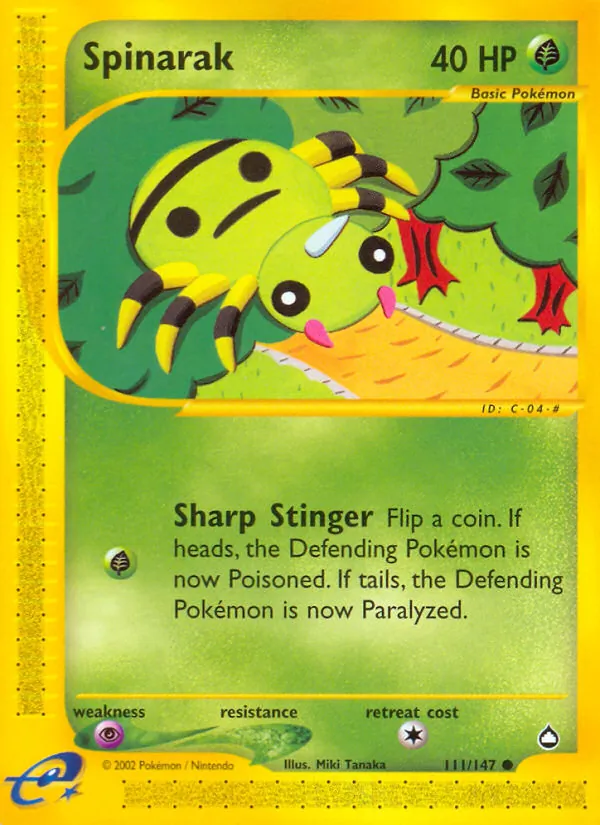 Spinarak — Aquapolis 111/147