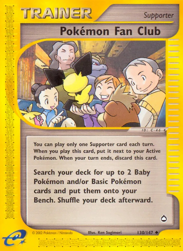 Pokémon Fan Club — Aquapolis 130/147