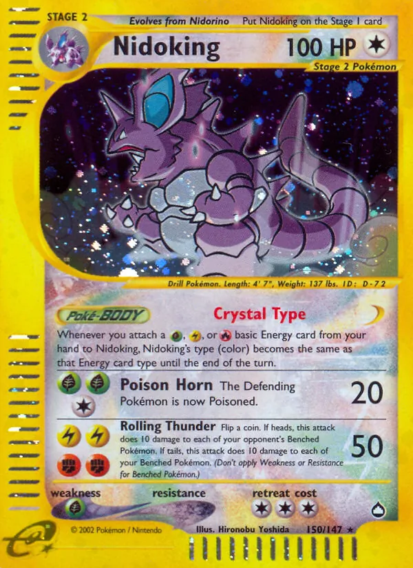 Nidoking — Aquapolis 150/147