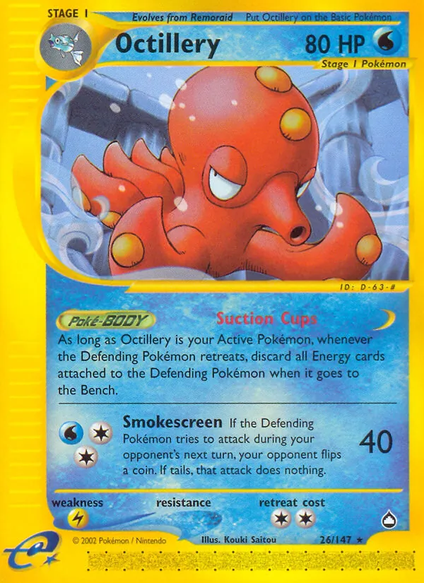 Octillery — Aquapolis 26/147