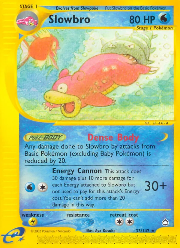 Slowbro — Aquapolis 33/147