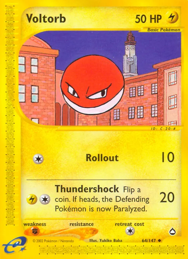 Voltorbe — Aquapolis 64/147