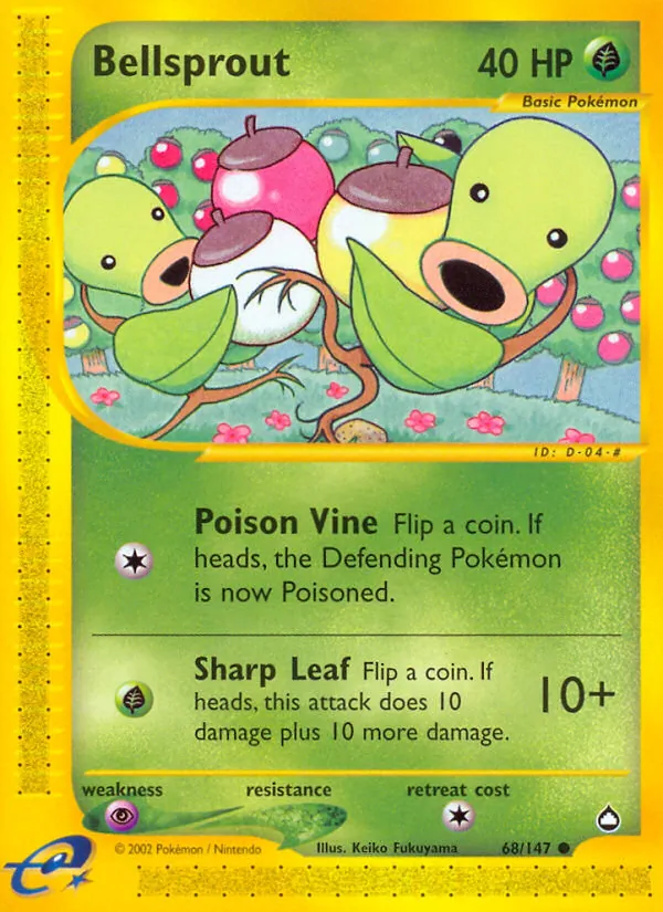 Bellsprout — Aquapolis 68/147