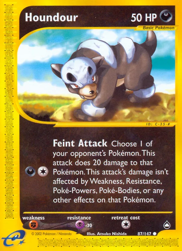 Houndour — Aquapolis 87/147