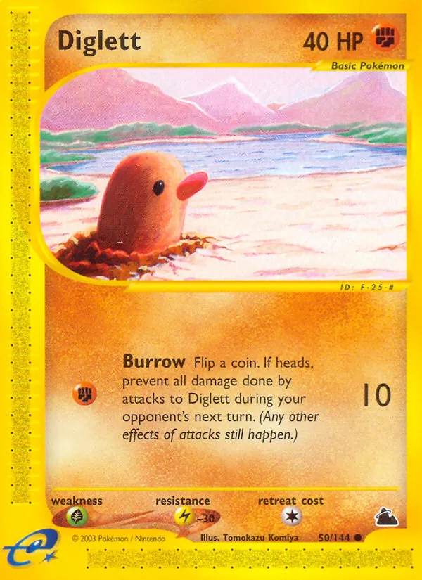 Diglett — Skyridge 50/144