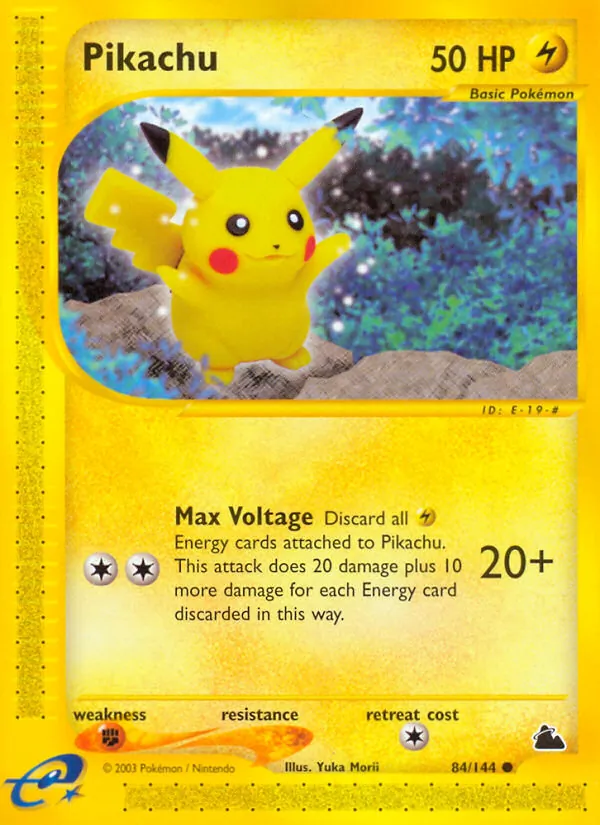 Pikachu — Skyridge 84/144