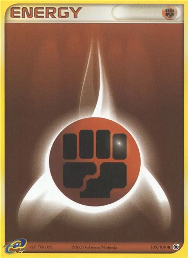 Fighting Energy — Ruby & Sapphire 105/109