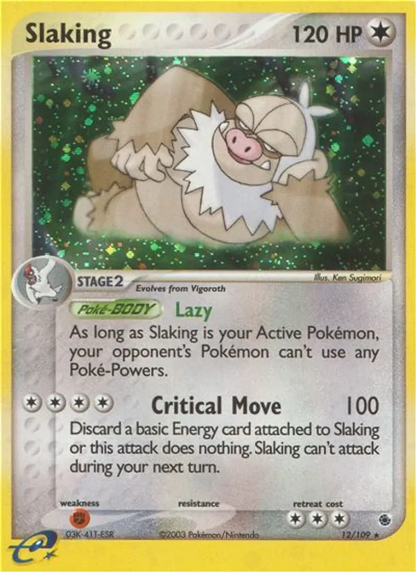 Slaking — Ruby & Sapphire 12/109