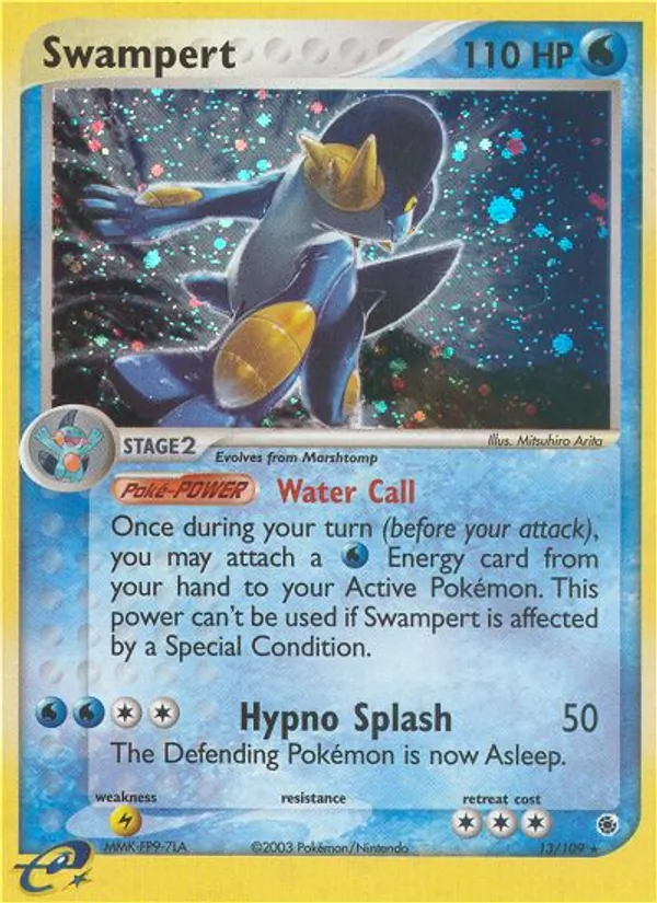 Swampert — Ruby & Sapphire 13/109