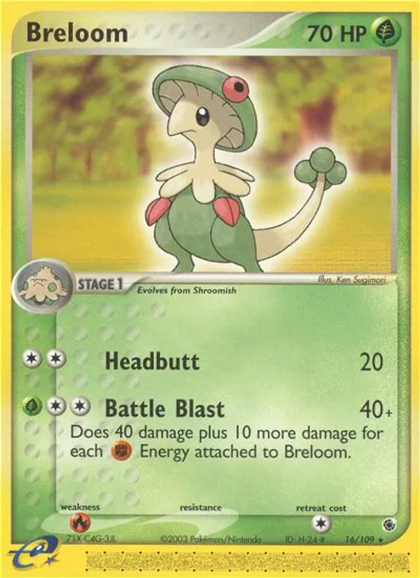 Breloom — Ruby & Sapphire 16/109