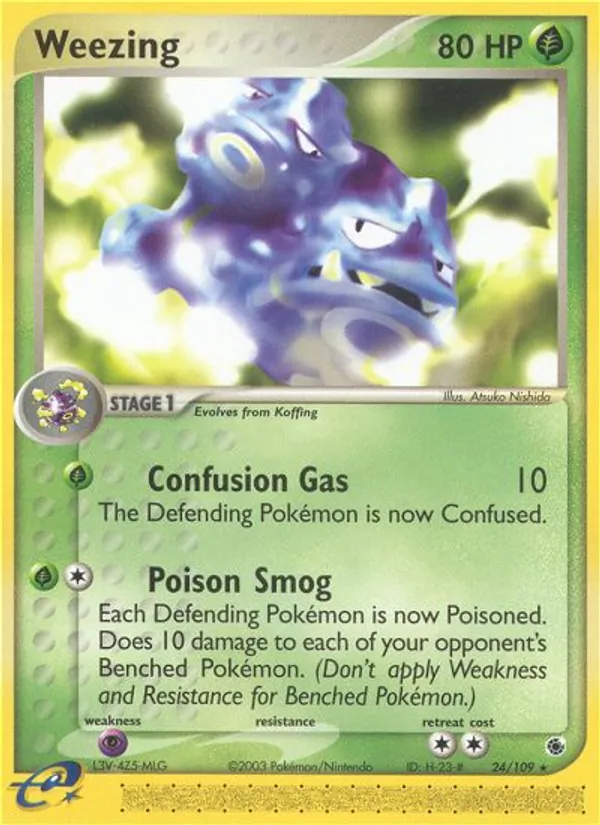 Weezing — Ruby & Sapphire 24/109