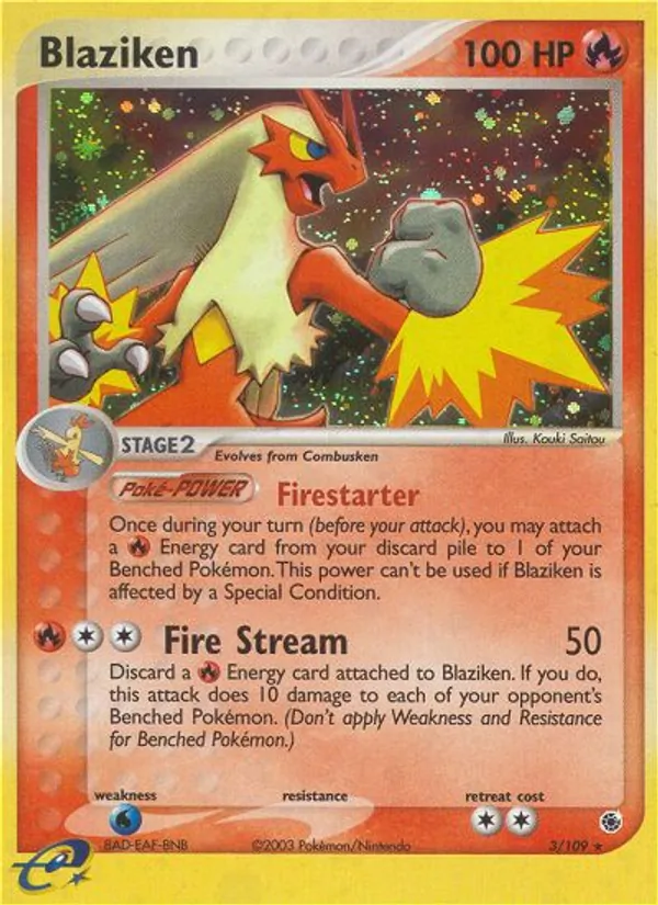 Blaziken — Ruby & Sapphire 3/109