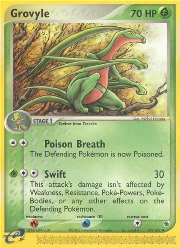 Grovyle — Ruby & Sapphire 31/109