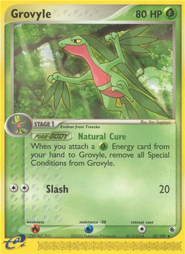 Grovyle — Ruby & Sapphire 32/109