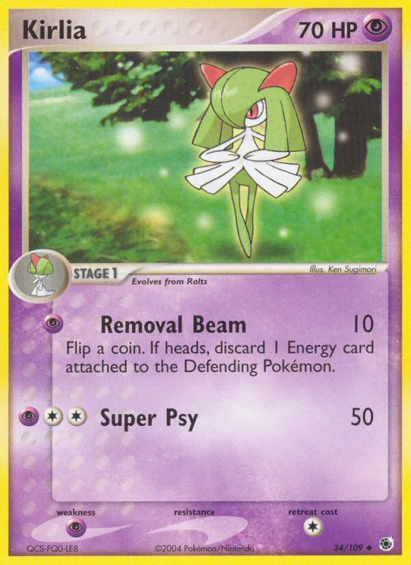 Kirlia — Ruby & Sapphire 34/109