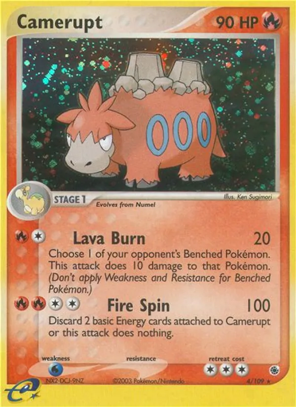 Camerupt — Ruby & Sapphire 4/109