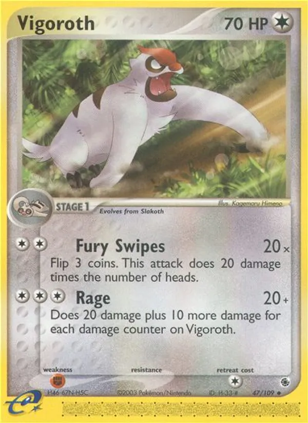 Vigoroth — EX Rubis & Saphir 47/109