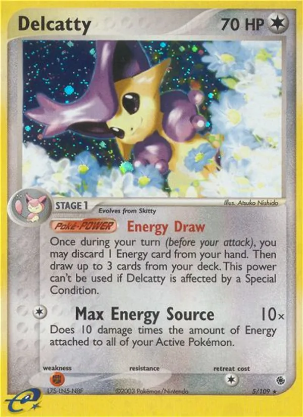 Delcatty — EX Rubis & Saphir 5/109