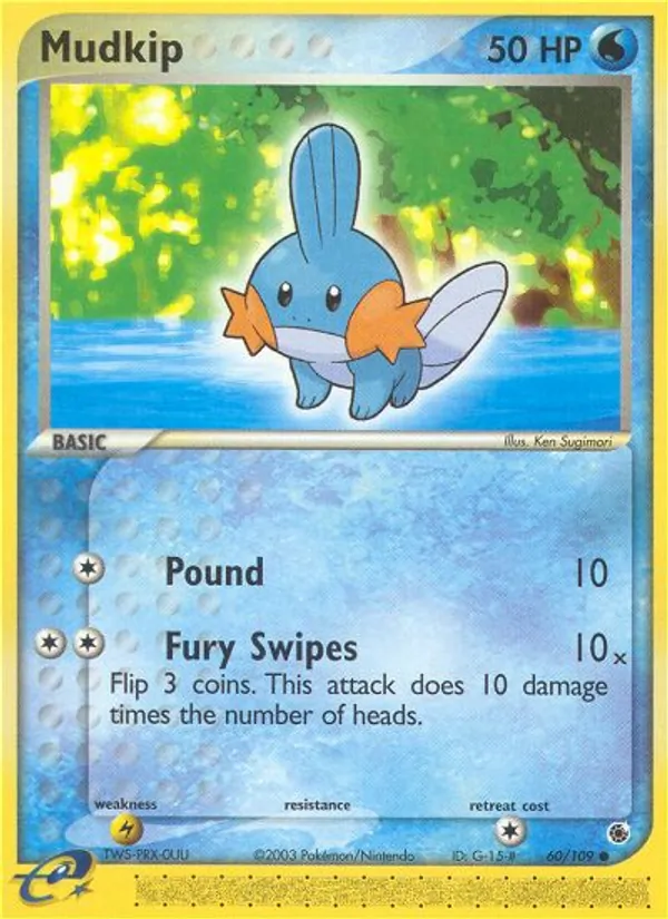 Mudkip — Ruby & Sapphire 60/109
