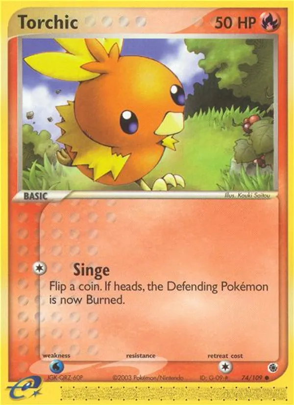 Torchic — Ruby & Sapphire 74/109