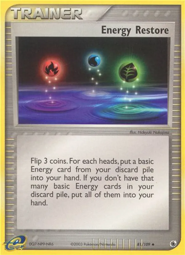 Energy Restore — Ruby & Sapphire 81/109
