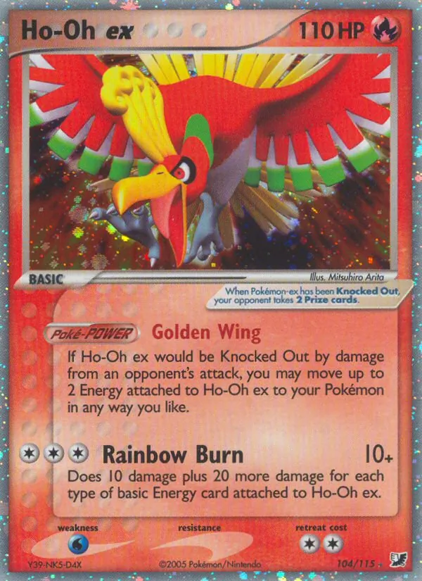 Ho-Oh ex — EX Forces Cachées 104/115