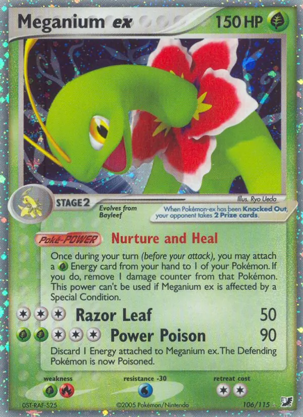 Meganium ex — EX Forces Cachées 106/115
