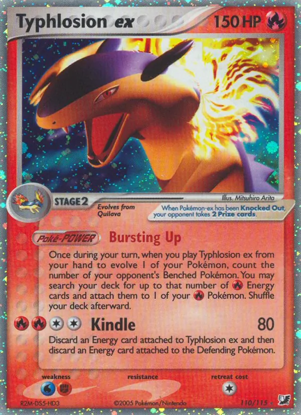 Typhlosion ex — EX Forces Cachées 110/115