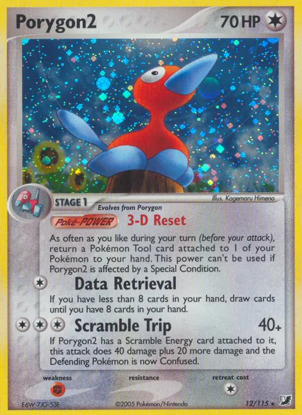 Porygon2 — EX Forces Cachées 12/115