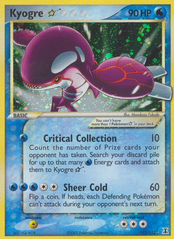 Kyogre Star — Delta Species 112/113