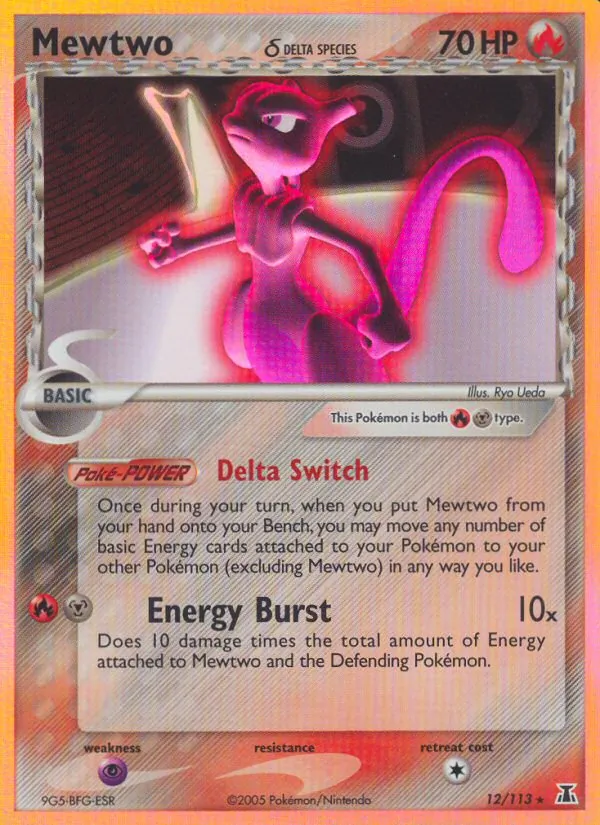 Mewtwo δ — Delta Species 12/113