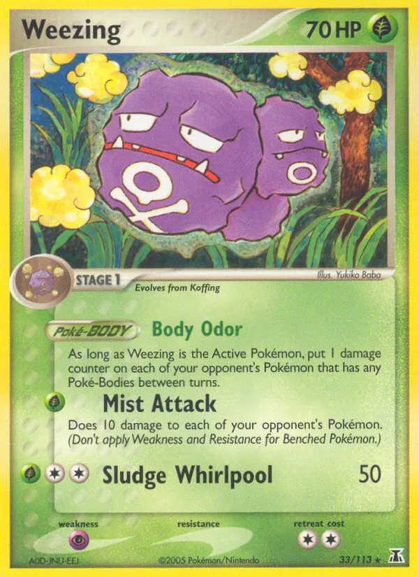 Weezing — Delta Species 33/113