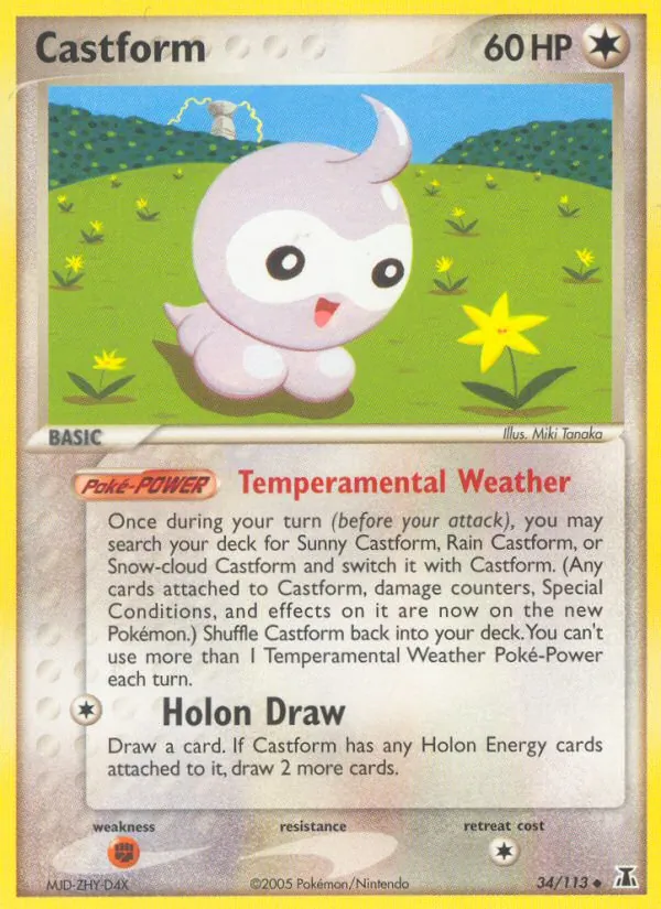 Castform — Delta Species 34/113