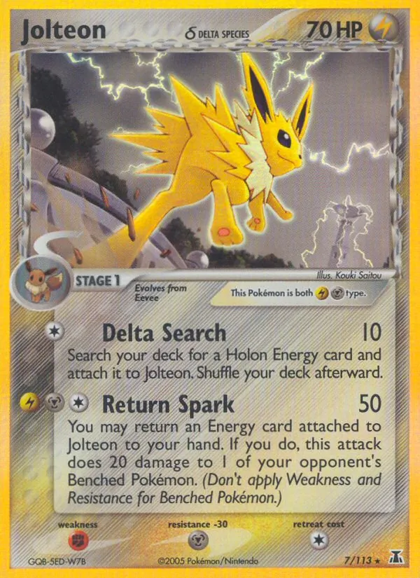 Jolteon δ — Delta Species 7/113