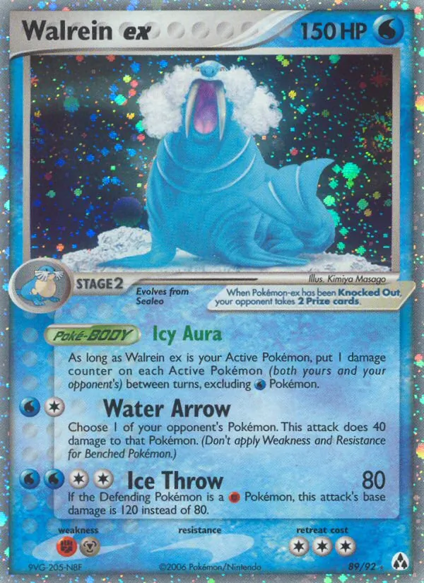 Walrein ex — Legend Maker 89/92