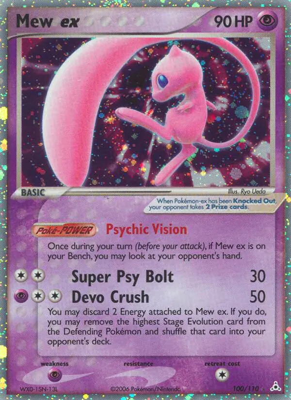 Mew ex — Holon Phantoms 100/110