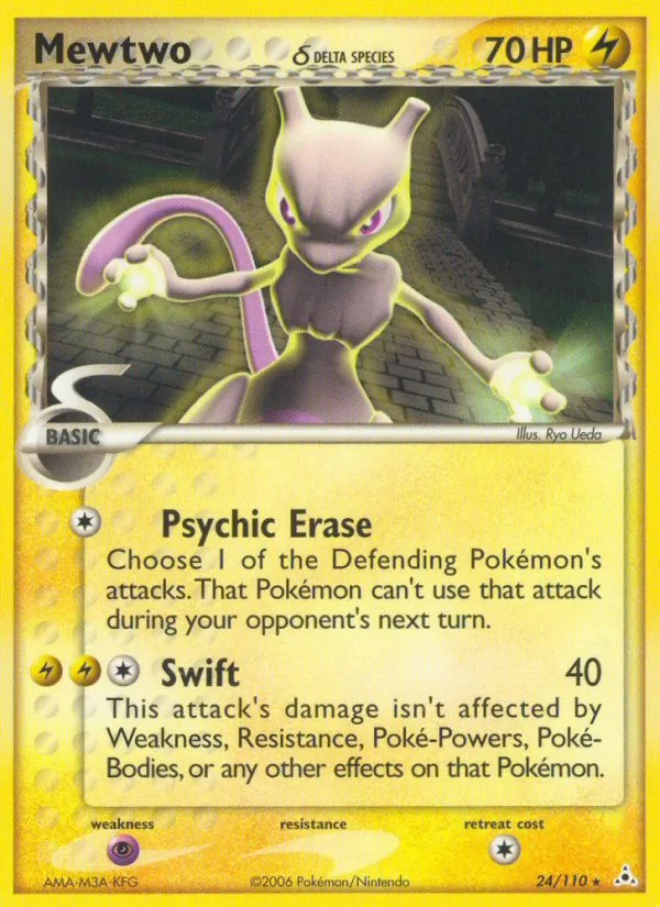 Mewtwo δ — EX Fantômes Holon 24/110
