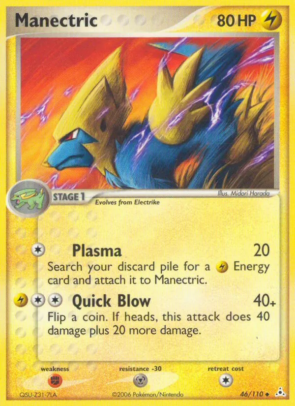 Manectric — Holon Phantoms 46/110