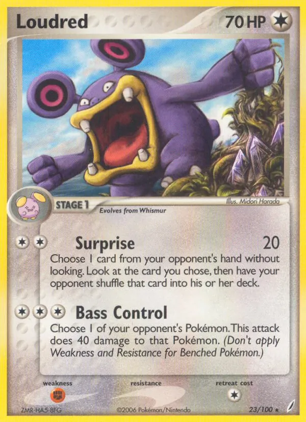 Loudred — Crystal Guardians 23/100