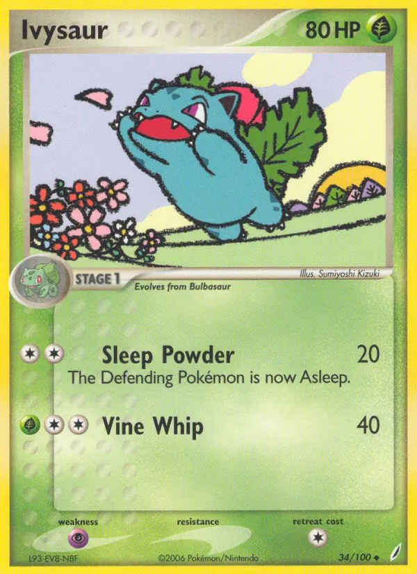 Ivysaur — Crystal Guardians 34/100