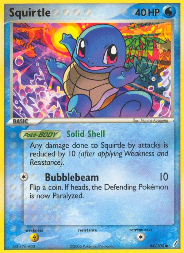 Squirtle — Crystal Guardians 64/100