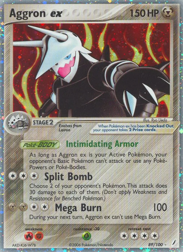 Aggron ex — Crystal Guardians 89/100