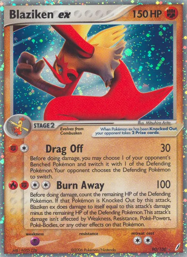 Blaziken ex — Crystal Guardians 90/100