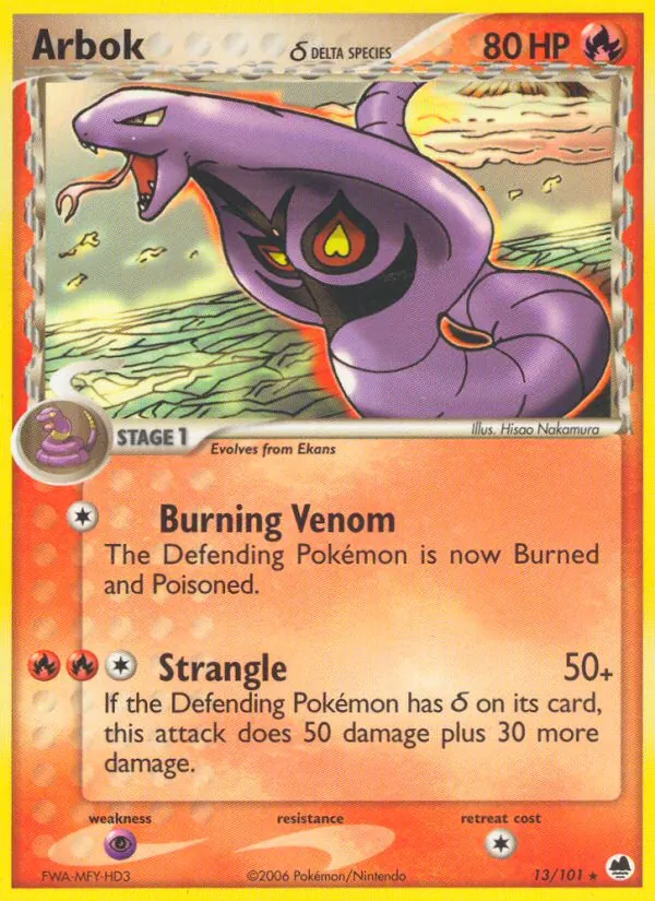 Arbok δ — Dragon Frontiers 13/101