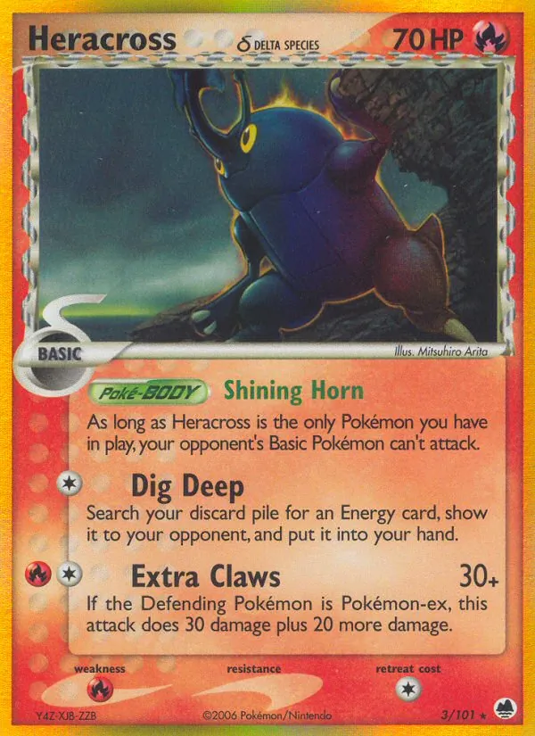 Heracross δ — Dragon Frontiers 3/101