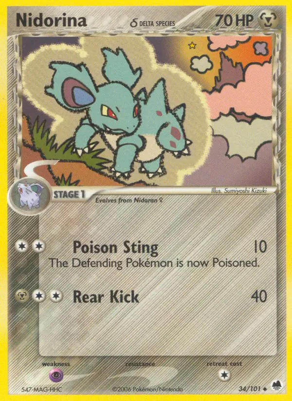 Nidorina δ — Dragon Frontiers 34/101