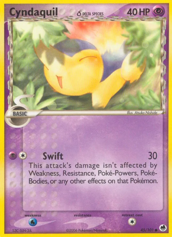 Cyndaquil δ — Dragon Frontiers 45/101